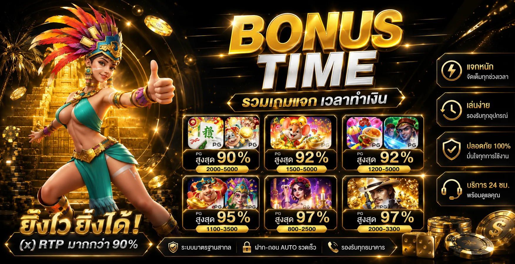 แบนเนอร์โปรโมชั่นสมาชิกใหม่ TOPGAMEVVIP รับโบนัสต้อนรับ